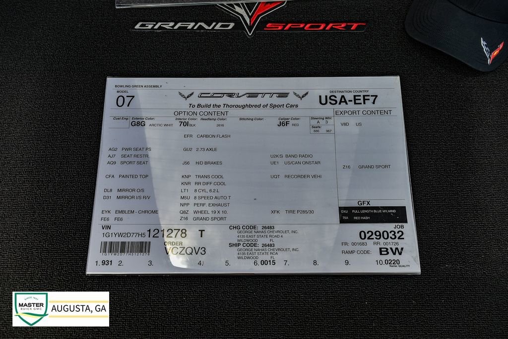 2017 Chevrolet Corvette Grand Sport Grand Sport 1LT