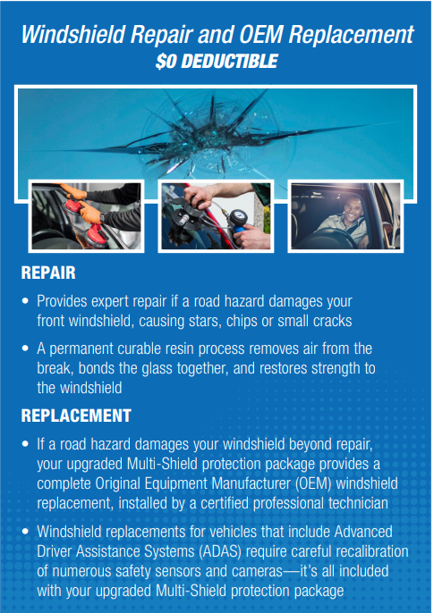 Windshield Repair and OEM Replacement Pamphlet